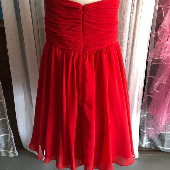 Plus size 18 ruby red homecoming dress - Picture 5 of 10